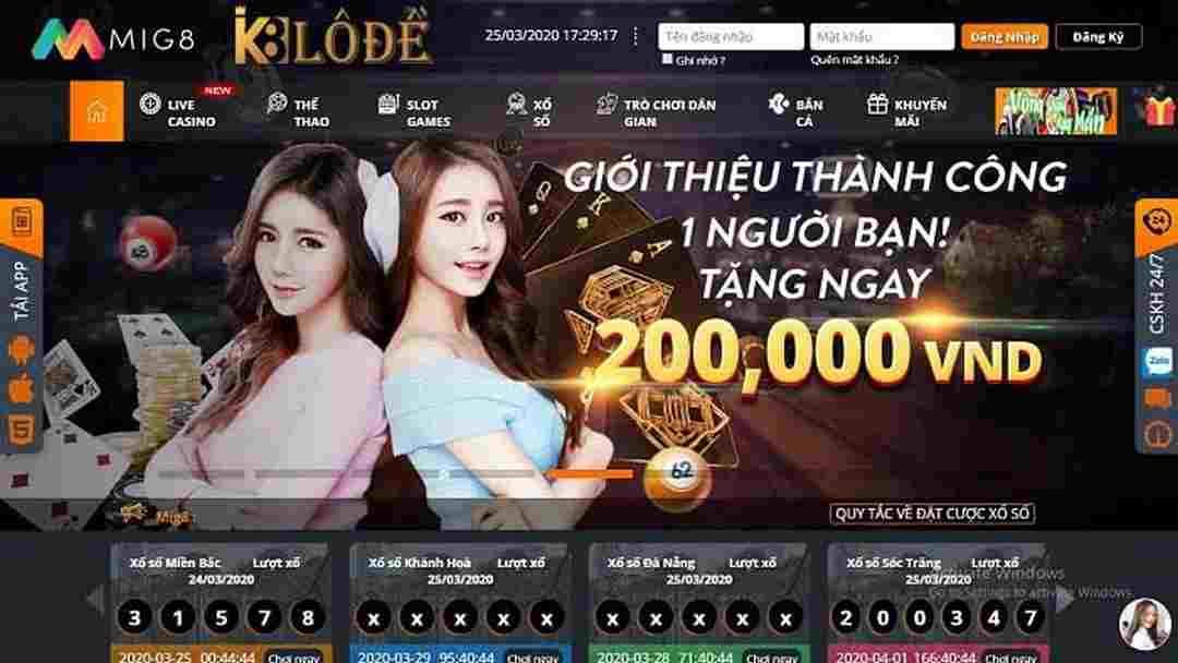 Các game bài và thị trường cược online được yêu thích 