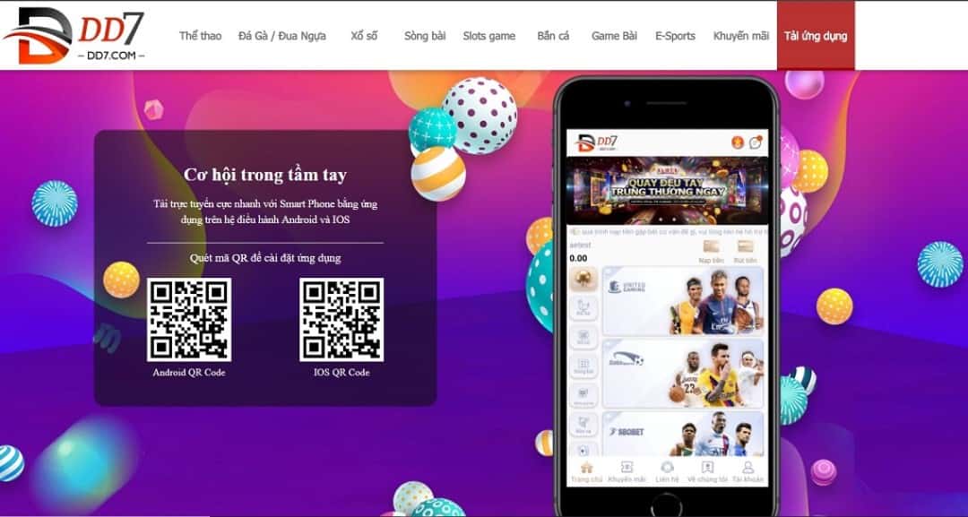 Nhà cái DD7 cung cấp nhiều sảnh chơi