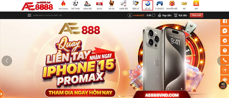 Các bước hướng dẫn cách chơi xổ số AE8888 cho người mới