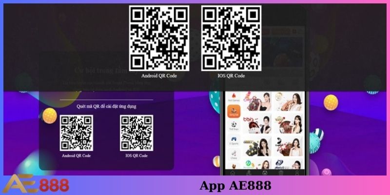 App AE888 điện thoại di động tiện lợi 