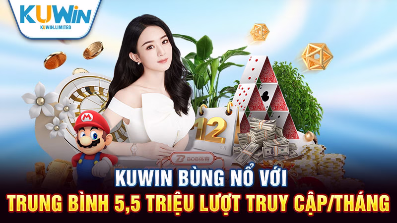 Kuwin bùng nổ với trung bình 5,5 triệu lượt truy cập/tháng