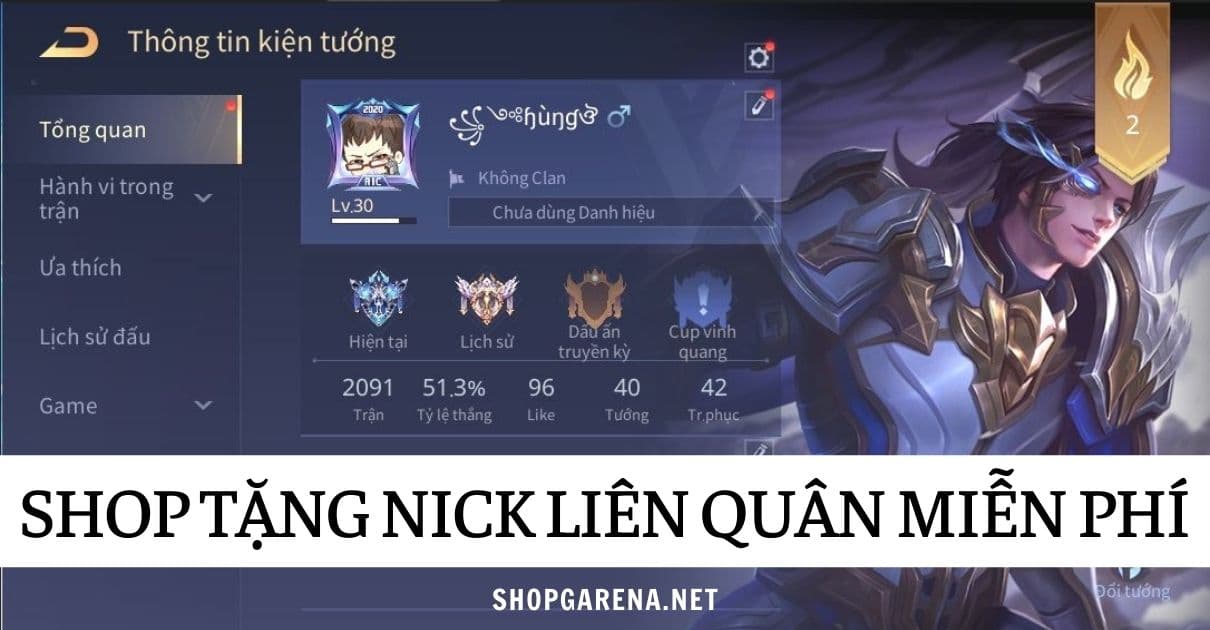 Shop Tang Nick Lien Quan Mien Phi
