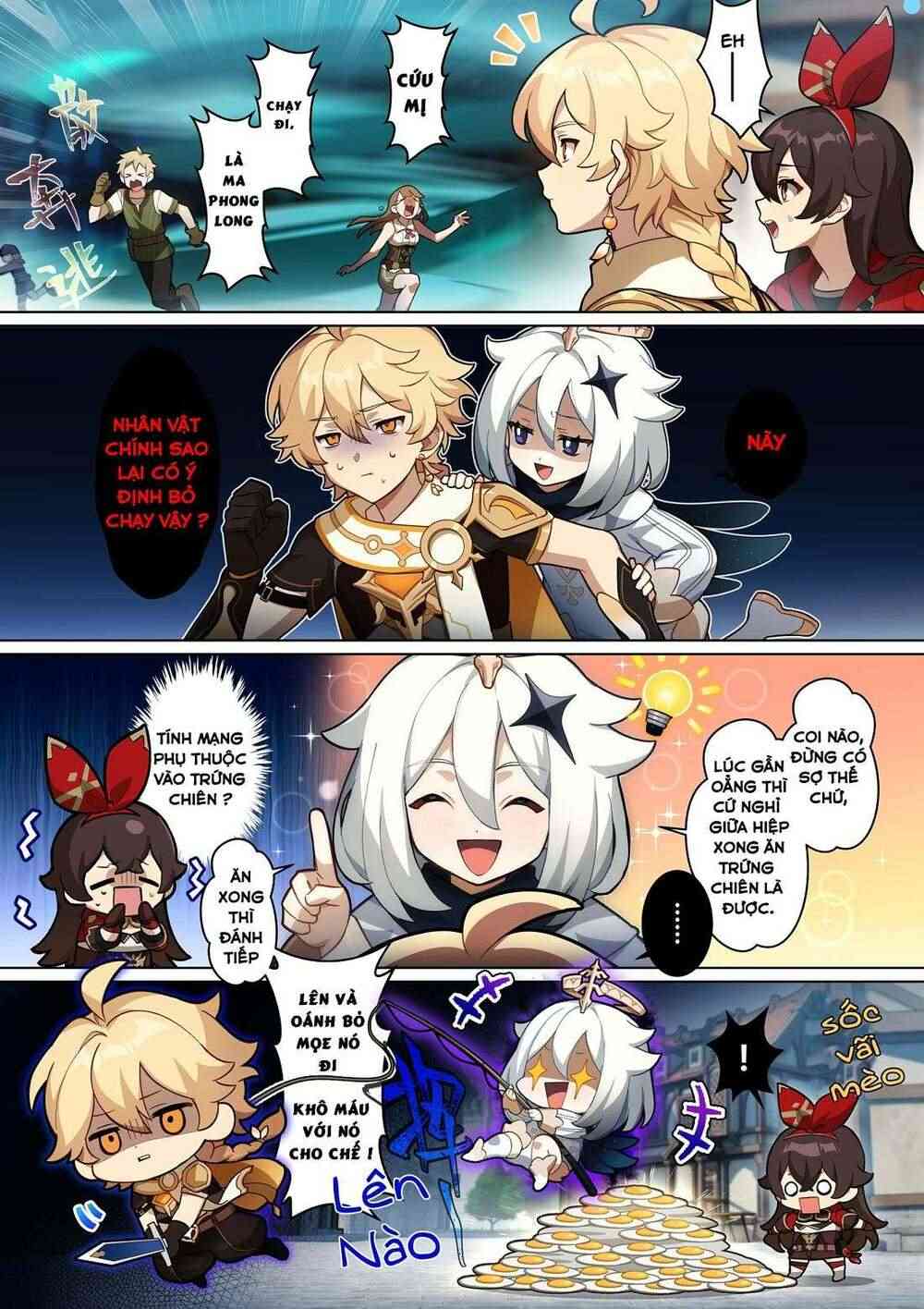 Hình chế game Genshin Impact vui