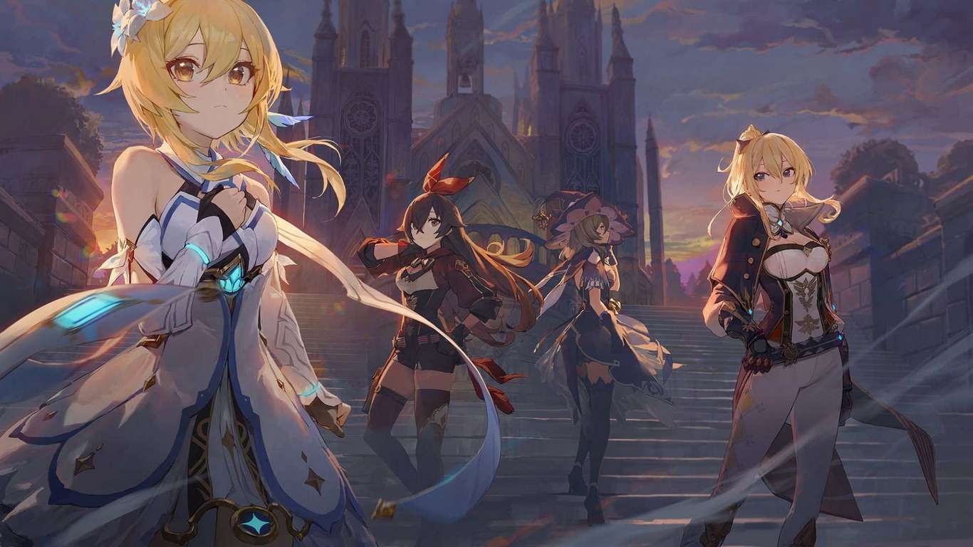 Hình game Genshin Impact chibi dễ thương
