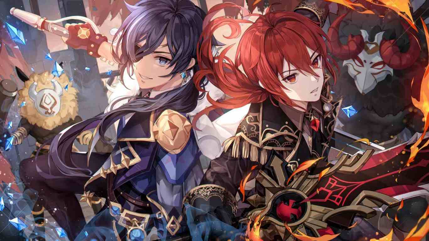 Hình game Genshin Impact chibi