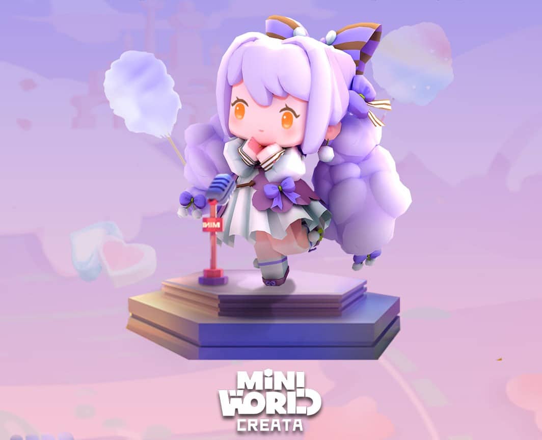 Hình skin Mini World anime dễ thương