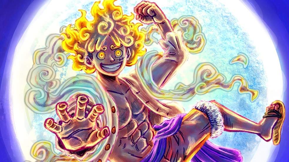 Hình Nền Luffy Gear 5 3D