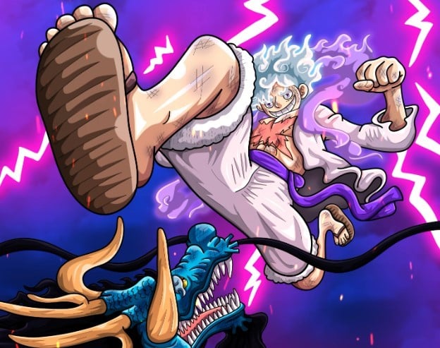 Luffy Gear 5 Với Kaido