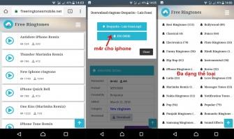 Trang web tải nhạc chuông miễn phí tốt nhất 2018