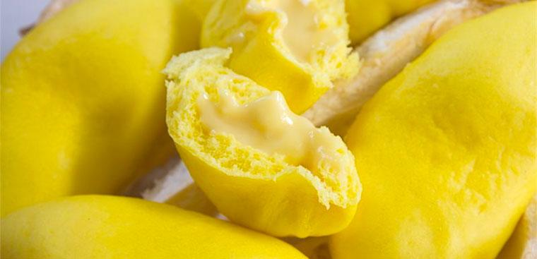 Bánh bao nhân sầu riêng