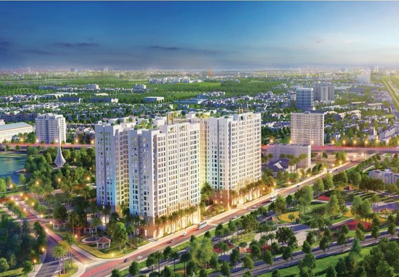 Hanoi Homeland nằm ở trục giao thông chính tại điểm nút giao thông