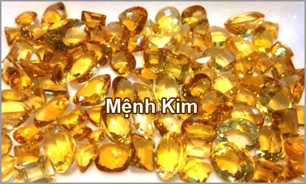Người mệnh Kim nên đeo những màu của hành Thổ