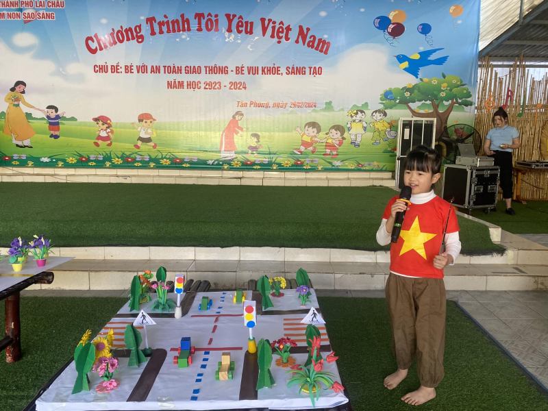Hoạt động của bé tại trường mầm non Sao Sáng
